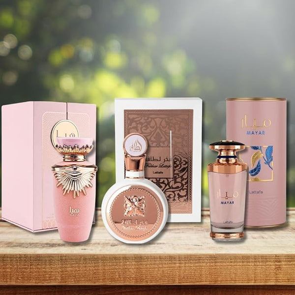 Lattafa Perfumes Haya,Fakhar Women & Mayar EDP 100Ml – 8a Fragrance