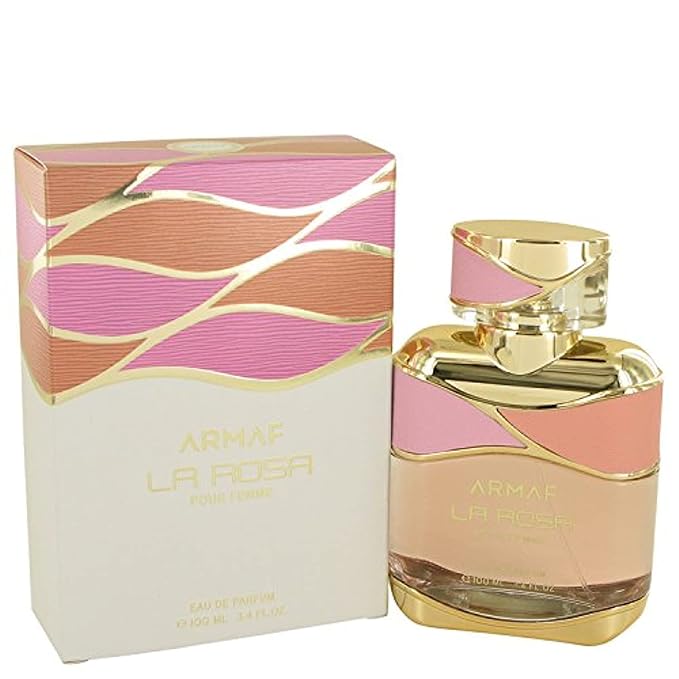 Armaf La Rosa Pour Femme Eau De Parfum 100ML For Her, Floral Fragrance, Perfume For Women, La Via