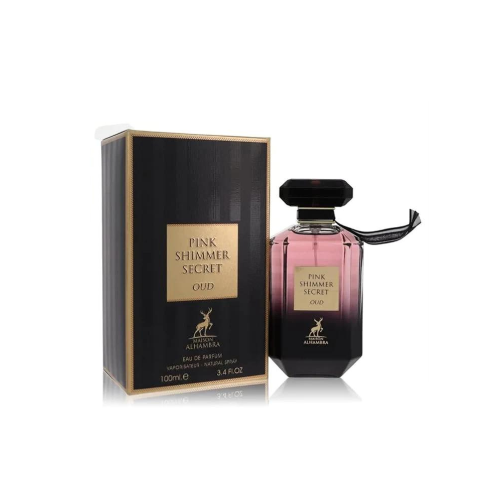 Maison Alhambra Pink Shimmer Secret Oud EDP Spray Unisex 3.4oz