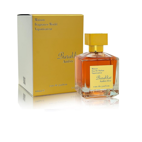 香水(男性用) Fragrance World Barakkat Ambre Eve Barakkat Ambre Eve EDP Perfume By Fragrance World 3.4oz / 100ml