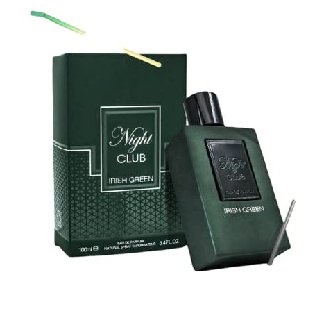 Fragrance World – Night Club Irish Green EDP 100ml Perfumes For Men | Intensely Masculine Fragranced Perfume Exclusive I Perfume Made in UAE