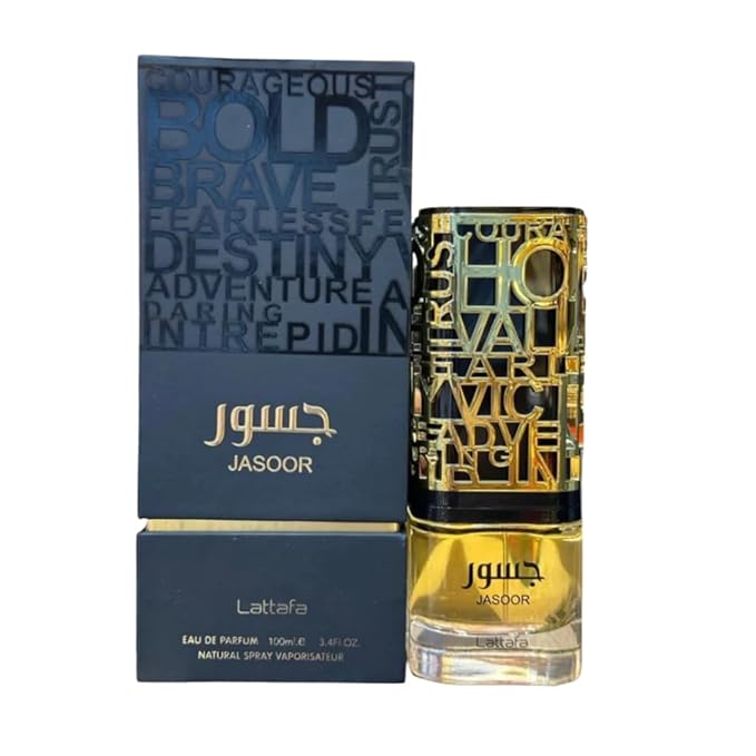 Lattafa Jasoor Eau De Parfum Spray for Men 3.4 Ounce