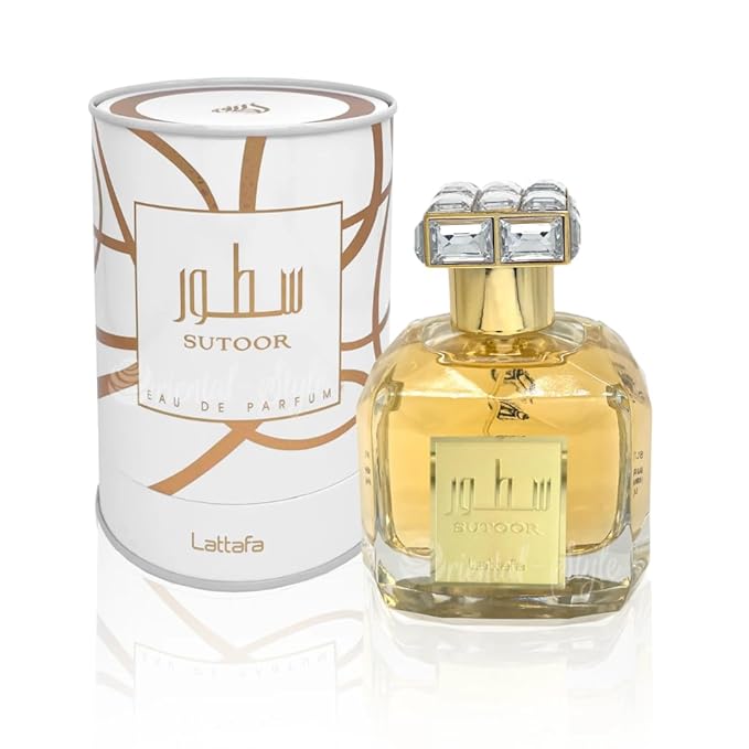 Lattafa Sutoor Eau de Parfum Spray for Women 3.4 Ounce