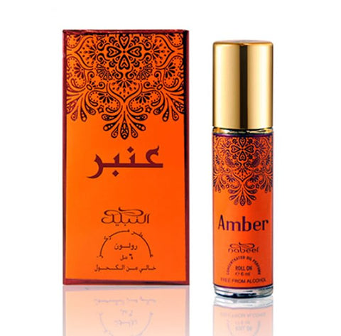 Nabeel Perfumes Amber Concentrated perfume Oil  Roll On 6ml