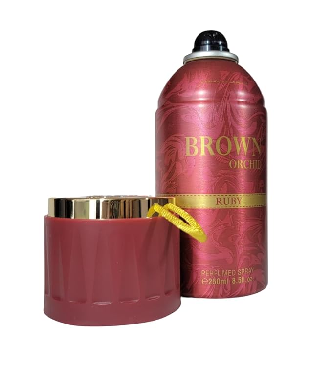 Fragrance World Brown Orchid Ruby Body Spray 250ml For Women – 8a Fragrance