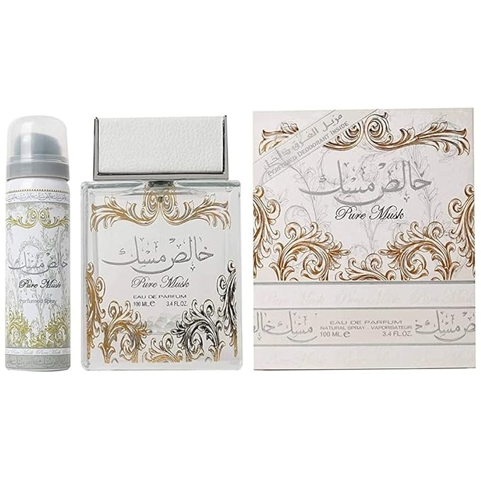 Lattafa Perfumes Pure Musk 2 Piece Set for Unisex