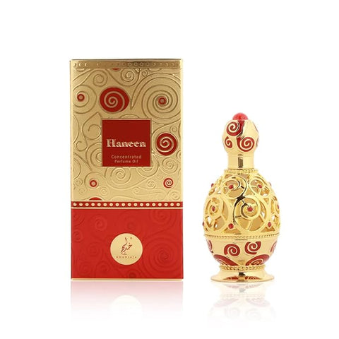 Khadlaj Haneen Gold  Perfume Oil 0.67 Ounce Unisex