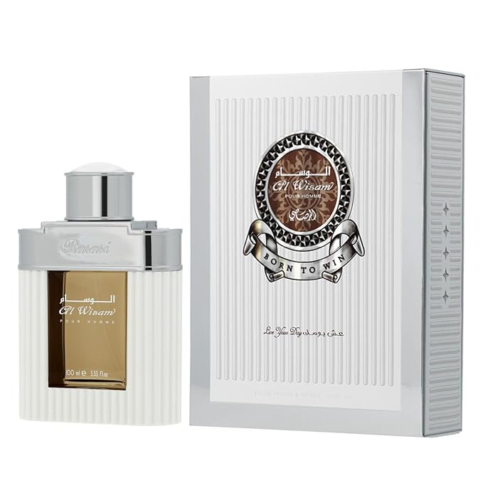 Rasasi Al Wisam Day Born to Win EDP Spray for Men 3.4 Ounce