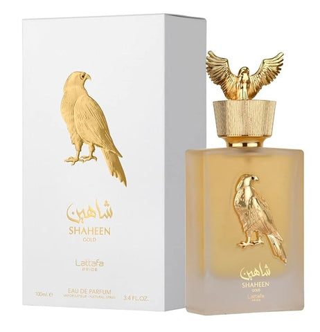 Lattafa Shaheen Gold for Unisex edp  Spray 3.4 Ounce