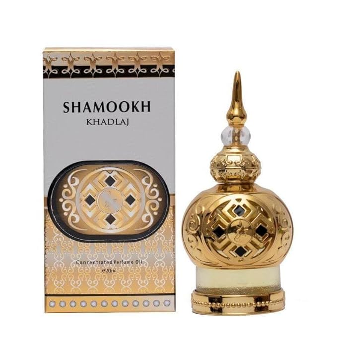 KHADLAJ Shamookh Gold Perfume Oil 0.67fl oz  Unisex