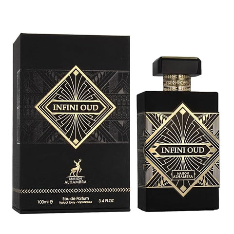 MAISON ALHAMBRA Infini Oud unisex edp Spray 3.4 Ounce