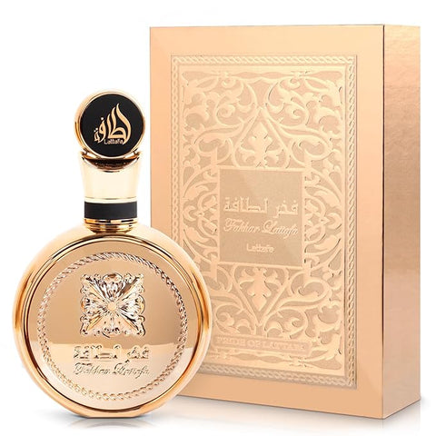 Lattafa Perfumes Fakhar Gold EDP Extrait 3.40 Fl Oz