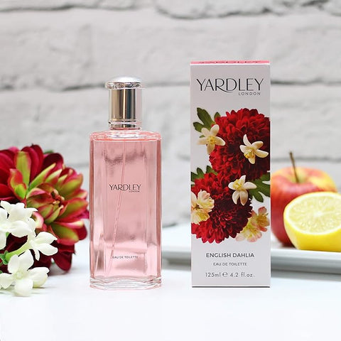 Yardley English Dahlia of London Eau de Toilette Spray, clear, 4.2 Oz