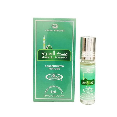 AL REHAB Musk Al Madinah Concentrated Perfume Oil 6 Ml Attar