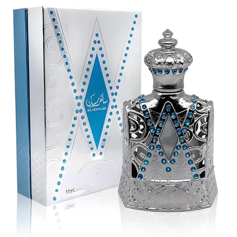 Afnan Silver Musk Concntrated . perfume oil 15ml