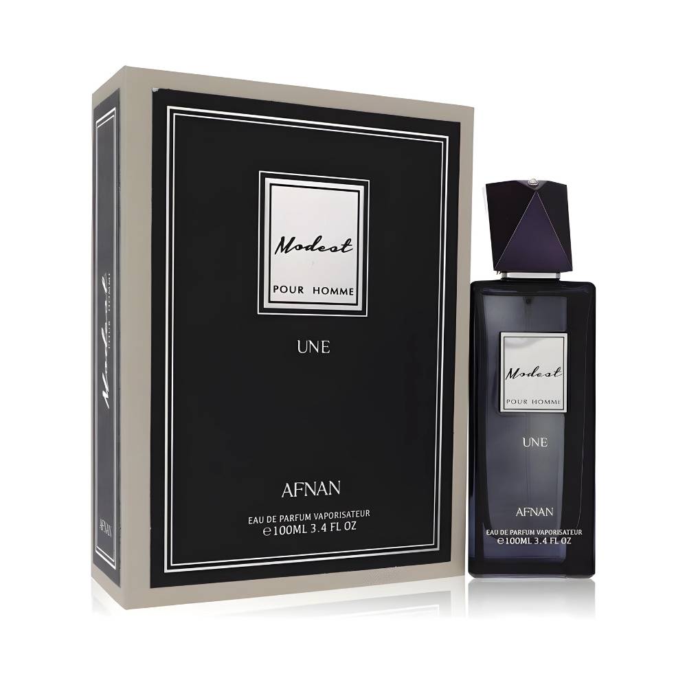 Afnan Modest Pour Homme Une cologne for Men EDP Spray 3.4 Oz