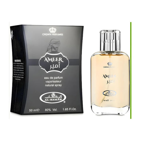 Ameer Eau De Parfum Natural Spray 50mL by Al-Rehab