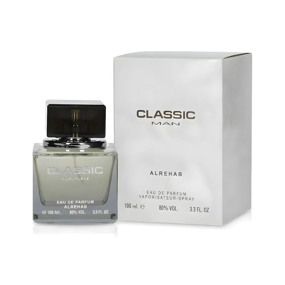 Al-Rehab Classic Man  Eau de Parfum Spray  For Men  100ml