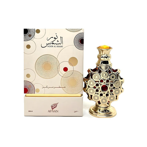 AFNAN  Noor Al Shams: Unisex Perfume Oil 0.7 Oz