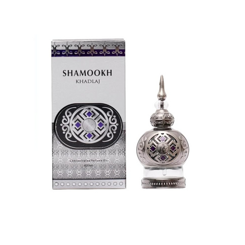 KHADLAJ Shamookh Silver  concentrated Perfume Oil 0.67oz