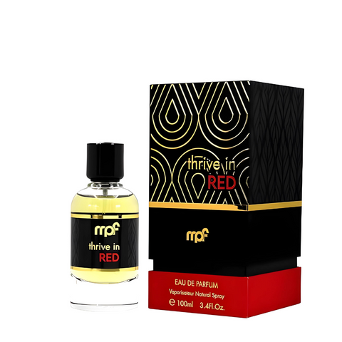THRIVE IN RED 100ml  3.4oz EAU DE PARFUM Spray - Long Lasting Fragrance - All Day Scent - Men Perfume - 3.4 Oz