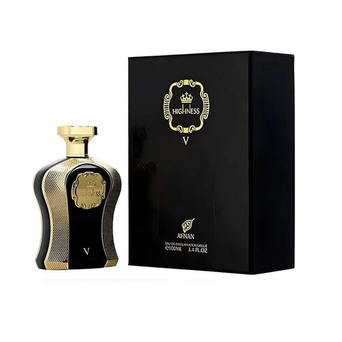 Afnan Highness Black Eau de Parfum Spray for Women 3.4 Ounce
