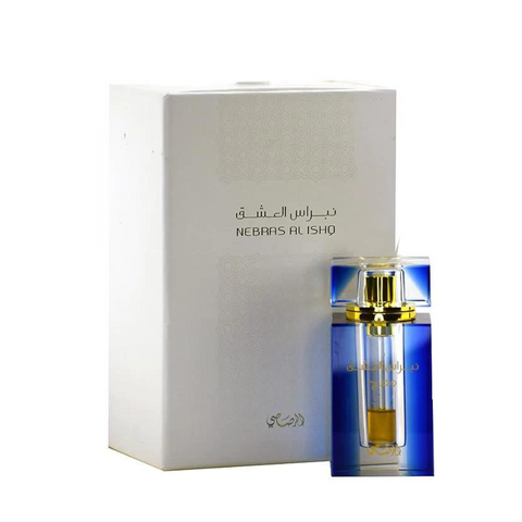 RASASI Nebras Al Ishq Wahaj Concentrated Perfume Oil - 6 ML (0.2 oz) I Rose, Indian Jasmine, Patchouli, Amber, Spicy Cardamom, Lemon, Orange & Green Accord
