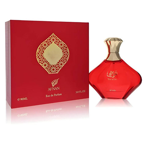 Afnan Turathi Red Eau de Parfum Spray for Women 3 Ounce