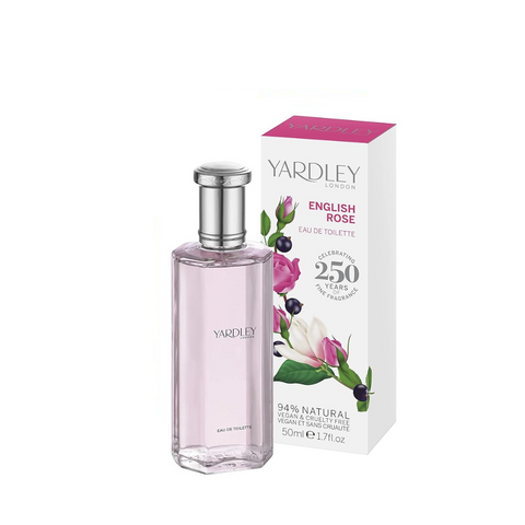 Yardley of London Eau De Toilette Spray for Women, English Rose, 1.7 Ounce