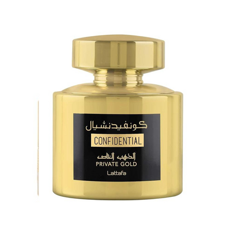 Confidential Private Gold Eau De Parfum 100ML by Lattafa