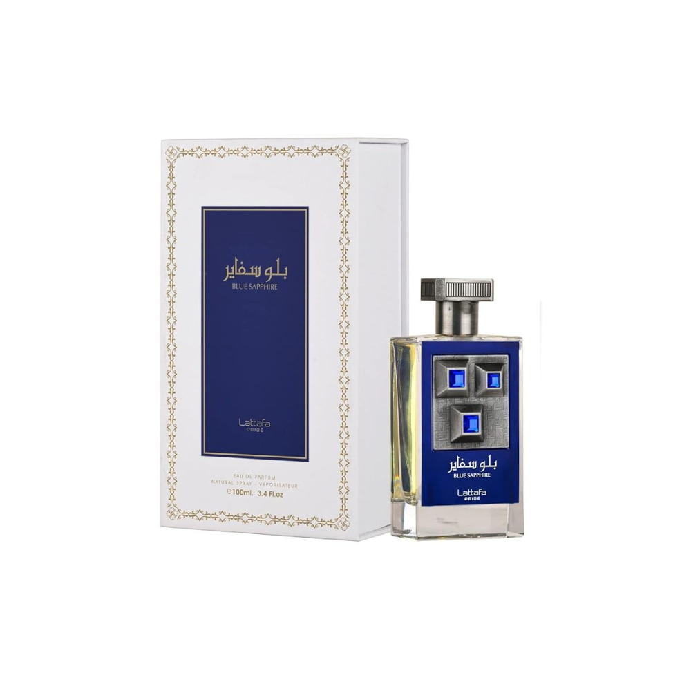 Lattafa Blue Sapphire EDP Spray for Unisex 3.4 Ounce