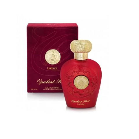 Lattafa Perfumes Opulent Red for Unisex EDP Spray, 3.4 Ounce