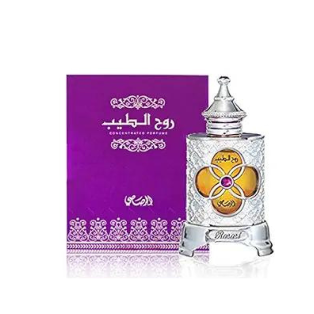 Ruh Al Teeb Unisex Concentrated Perfume Oil 15 ML by Rasasi – 8a Ruh Al Teeb Unisex Concentrated Perfume Oil 15 ML by Rasasi – 8a