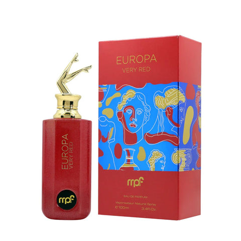 MPF EUROPA VERY RED100ml EAU DE PARFUM Spray - Long Lasting Fragrance - All Day Scent - Women Perfume - 3.4 Oz